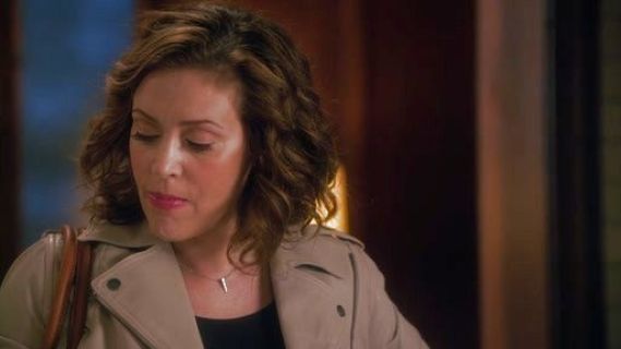 Savi Davis's Hamilton Saffiano Leather Satchel on Mistresses