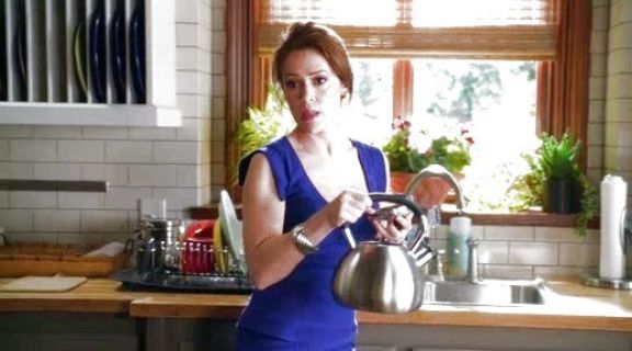 Savi Davis's Reigning Peplum Dress in Colbalt Blue on Mistresses