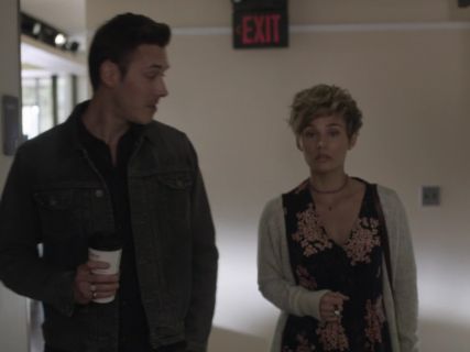 Scarlett O'connor's Short Sleeve Phlox V Neck Dress on Nashville