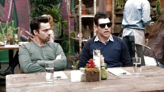 Schmidt 's 'Buckley' V-Neck Sweater on New Girl