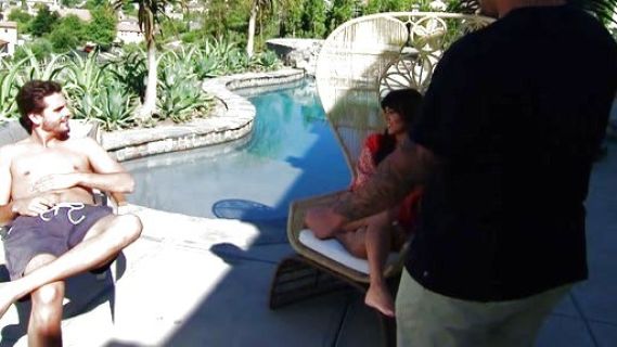 Scott Disick's Mid-Length Swim Shorts on Keeping Up With The Kardashians