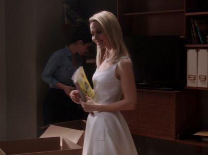 Shelby Wyatt's Neoprene Tea-Length Dress on Quantico