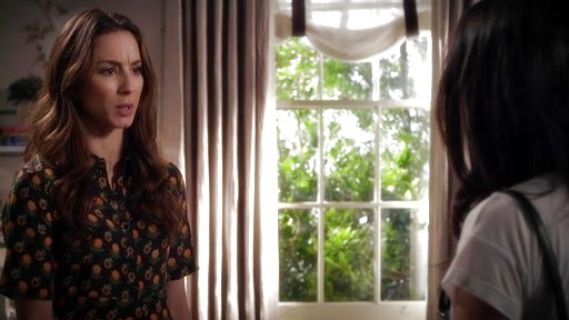 Spencer Hastings's Boutique Marigold Shirt Dress on Pretty Little Liars