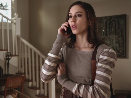 Spencer Hastings's 'Natalie' Stripe Sweater on Pretty Little Liars