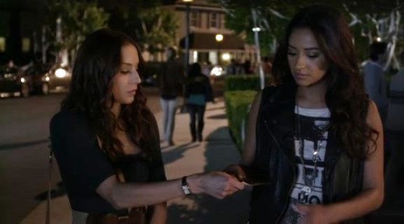 Spencer Hastings's Popcorn Ponte Knit Dress on Pretty Little Liars