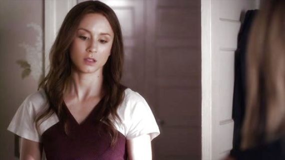 Spencer Hastings's Regal Contrast Sleeve Dress on Pretty Little Liars