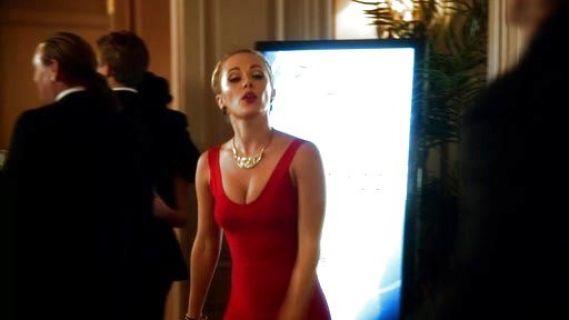 Taylor's Scoop-Neck Bandage Gown on Star Crossed