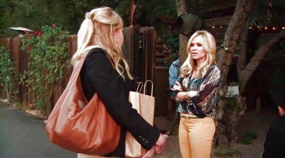 Vicki Gunvalson's Fulton Shoulder Bag Large on The Real Housewives of Orange County