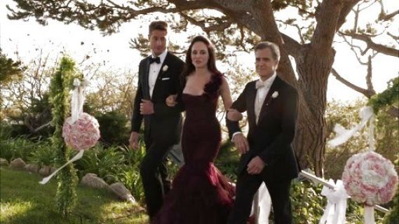 Victoria Grayson's - Spring 2013 - Kaye One-Shoulder Mermaid Wedding Dress with Ruffle Details | on Revenge