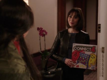 Whitney's Tailored Leather Jacket on The Mindy Project