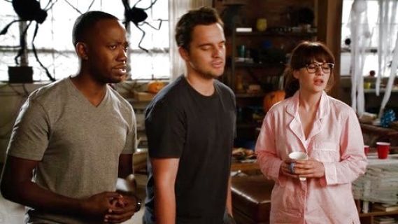 Winston Bishop's Jack Spade Stark V-Neck T-Shirt on New Girl