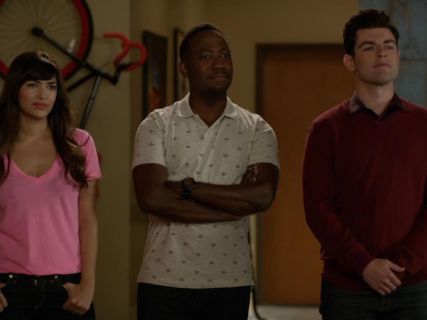 Winston Bishop's Short-Sleeve Printed Polo on New Girl