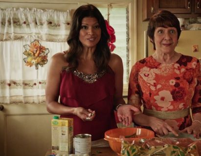 Xiomara Villanueva's Embellished Popover Tank Top on Jane the Virgin