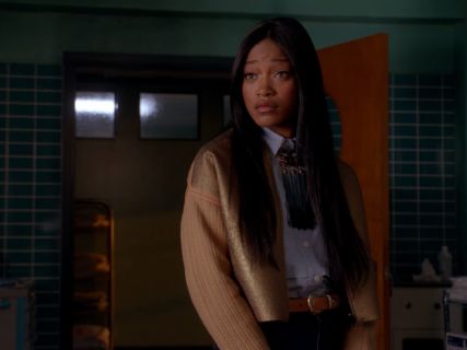 Zayday Williams' Ombre Tassel Necklace on Scream Queens