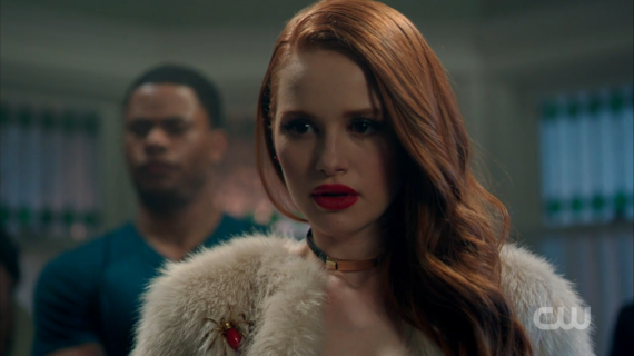 Cheryl Blossom's Cropped Faux Fur Coat
