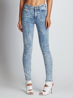 1981 High-Rise Skinny Jeans in Indigo Acid Wash