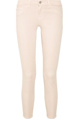 835 Cropped Mid-Rise Capri Jeans in Baby Pink
