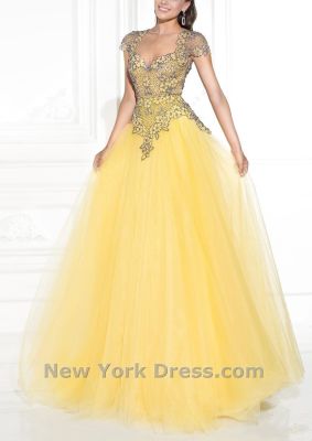 92578 Lace A-Line Gown