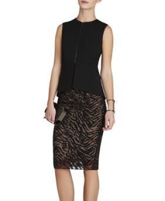 Abrielle Sleeveless Peplum Top
