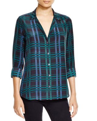Adalyn Button Down Plaid Shirt