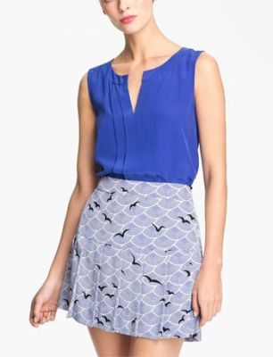'addie' silk blouse