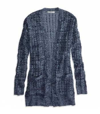 AEO Factory Long Line Cardigan