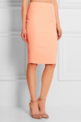 Aisling stretch-crepe pencil skirt