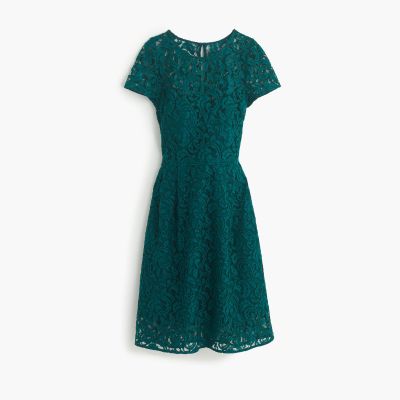ALISA DRESS IN LEAVERS LACE
