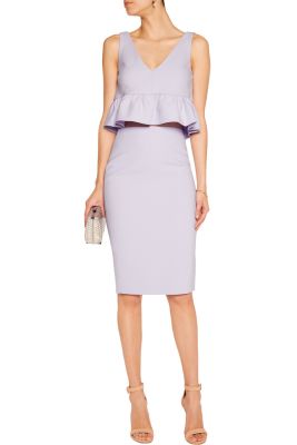 Analinne ponte peplum top