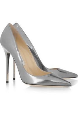 Anouk metallic leather pumps