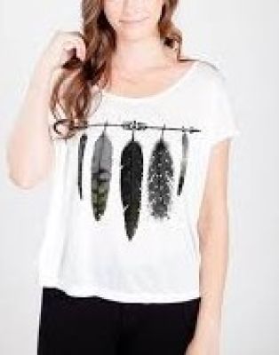 Arrow Feathers Perfect Modal Tee