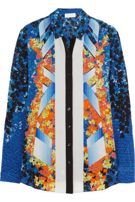 Arrow Printed Silk Shirt