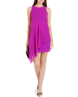 Asymmetric Drape Tunic Dress
