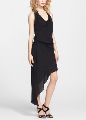 Asymmetrical Silk Dress