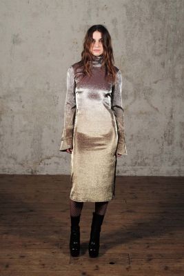 Autumn Winter 2016 Metallic Dress