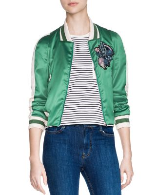 Bacary Embroidered Bomber Jacket