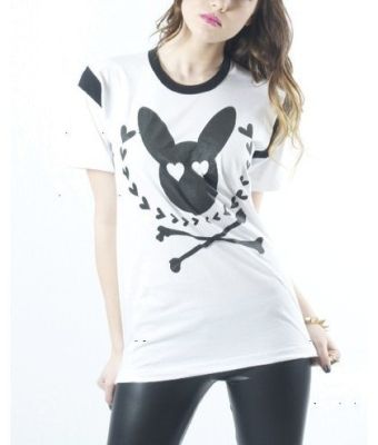 BAD RAB Black Ringer Tee