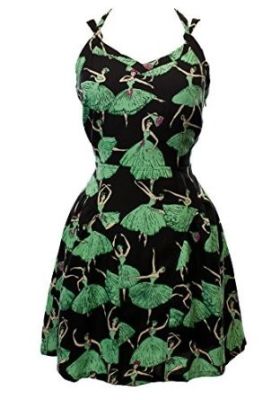 Ballerina Print Cami Dress