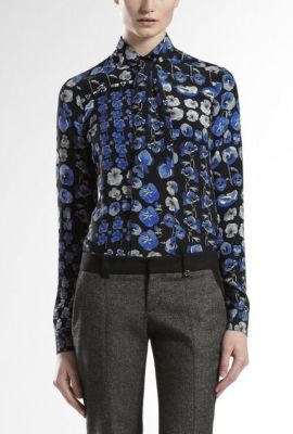 Baltic Print Silk Shirt
