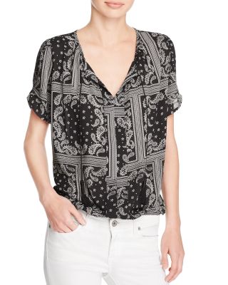 Bandana Print Top