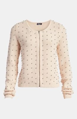 Beaded Bomber Sweater