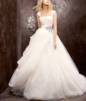 Beaded Bow Waist Bridal Gown