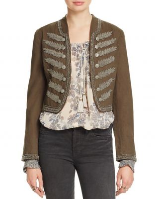 Beaded Military Jacket