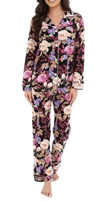 BedHead Noir Closet Romantic Classic Stretch Made in USA PJ Set