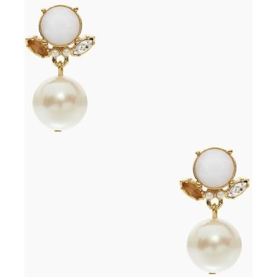 Belle Fleur Pearl Drop Earrings