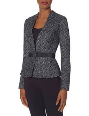 Belted Peplum Jacket
