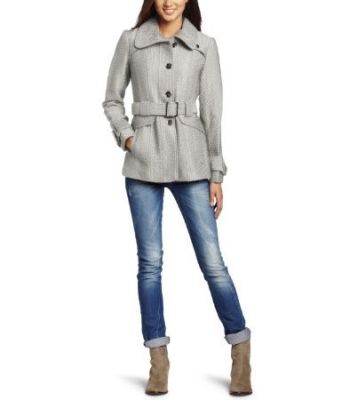 Belted Wool Coat in Raspberry
