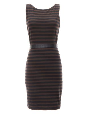 Bendey Dress with Leather Belt