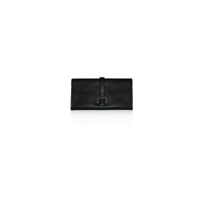 Black Epsom Jige Elan Clutch Bag