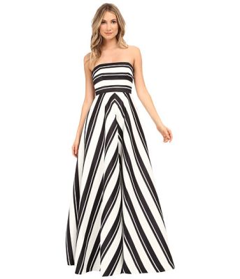 Black/Eggshell Variegated Stripe Print